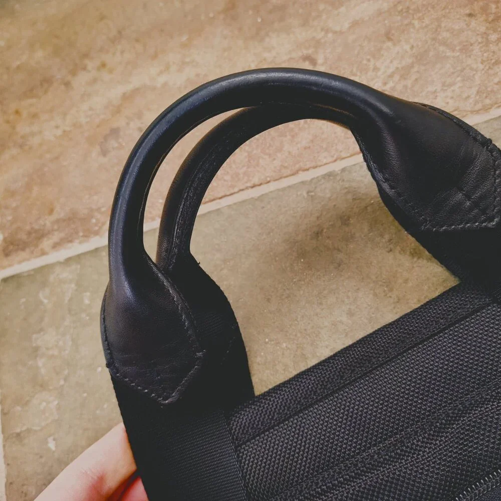 Tumi Alpha Organizer Brief Portfolio Black Bag